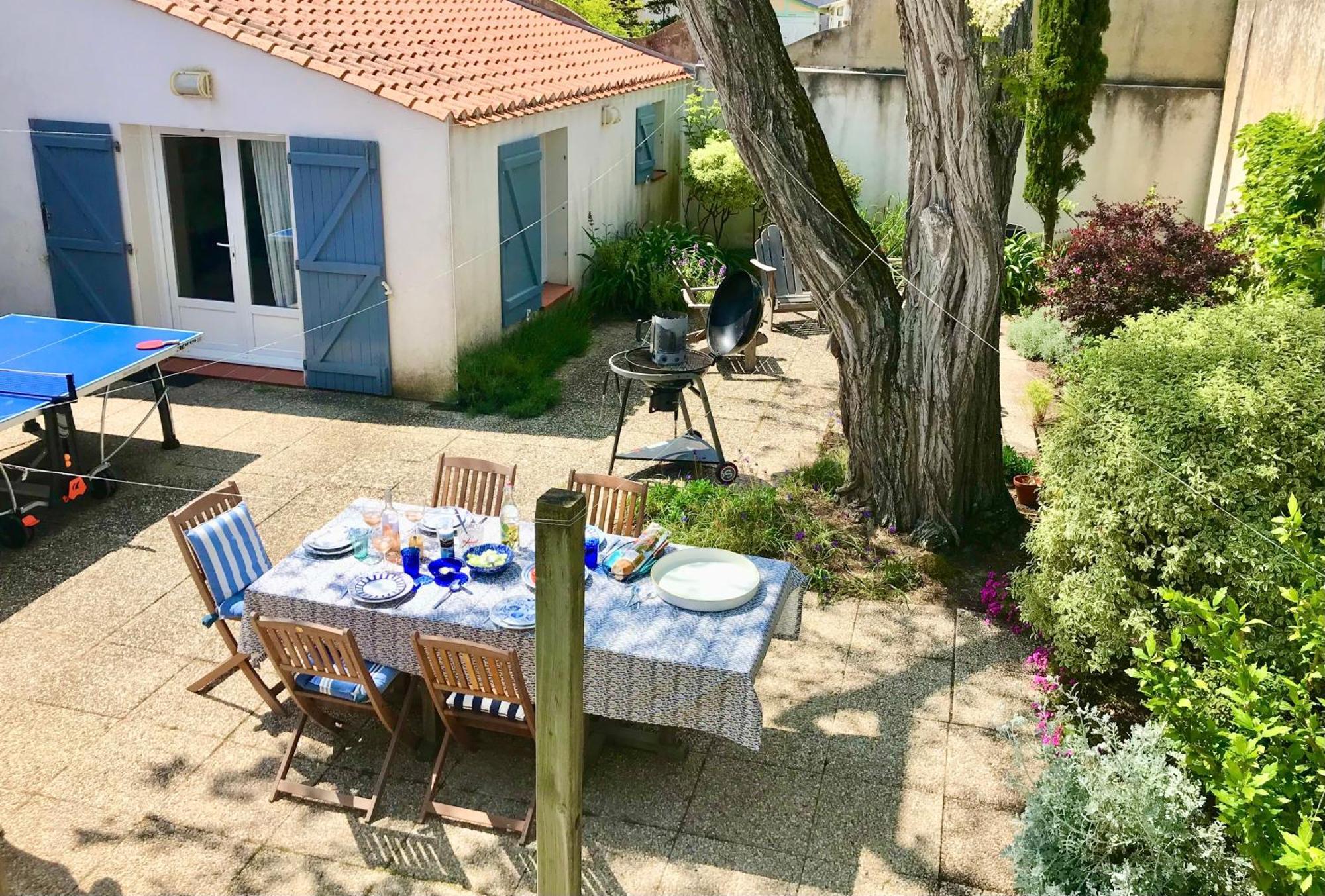 Villa "Mignon" Avec Studio Independant, Tout A Pied, Plage A 4 Mn, 6 Pers, 2 Sde Сен-Жан-де-Мон Екстер'єр фото